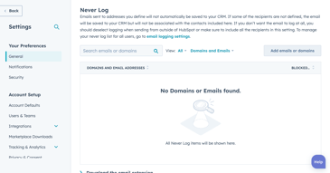 HubSpot Never Log