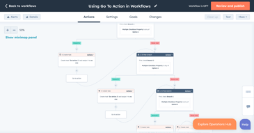 HubSpot's 'go to other' action simplifies your workflows.