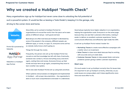 HubSpot Health Check Profile